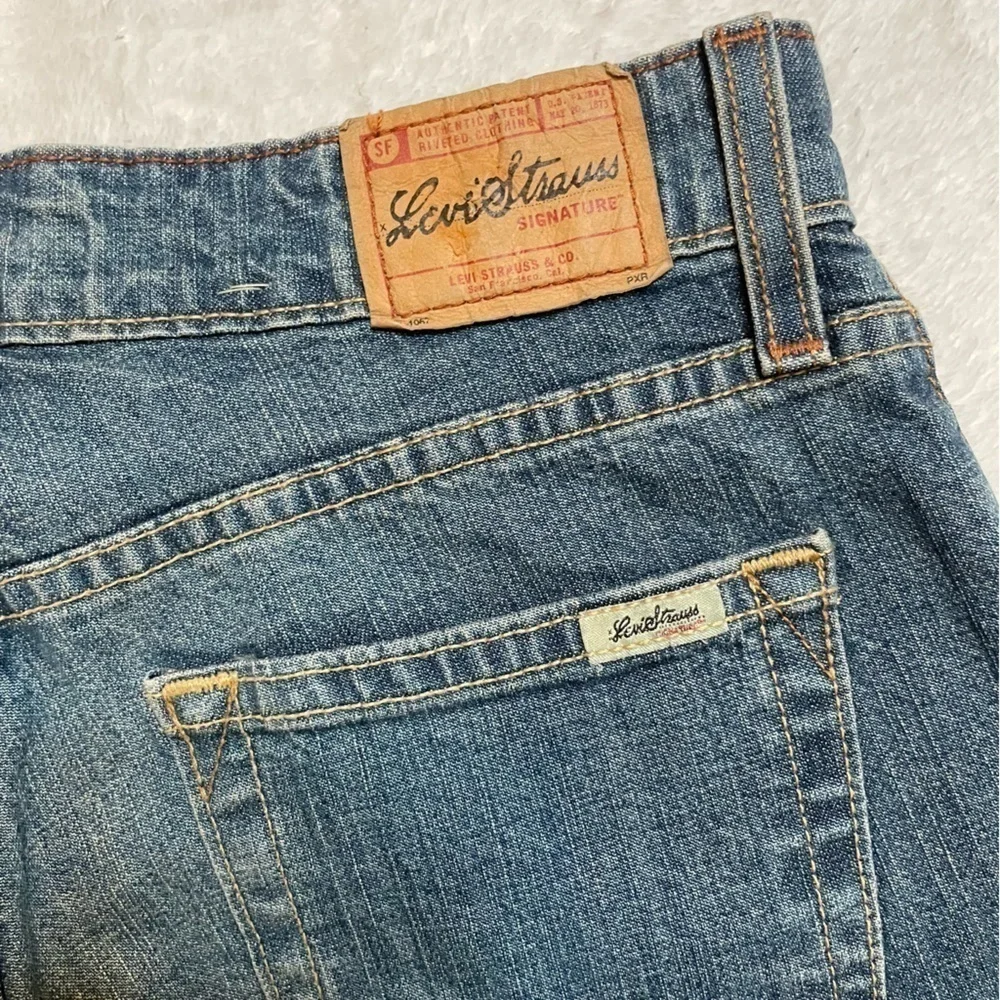 Levi's Signature Bootcut Mid Rise size 10 vintage wash - Picture 8 of 14